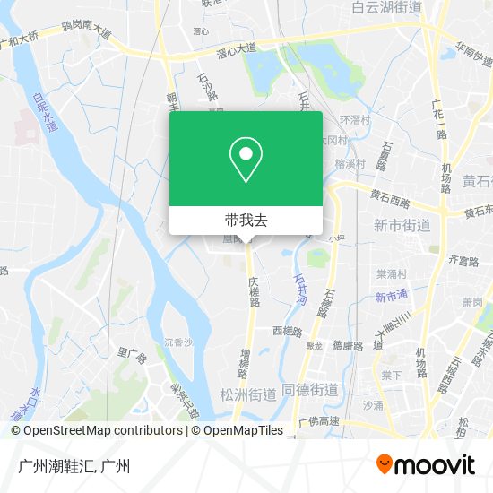 广州潮鞋汇地图