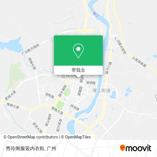 秀玲阁服装内衣鞋地图