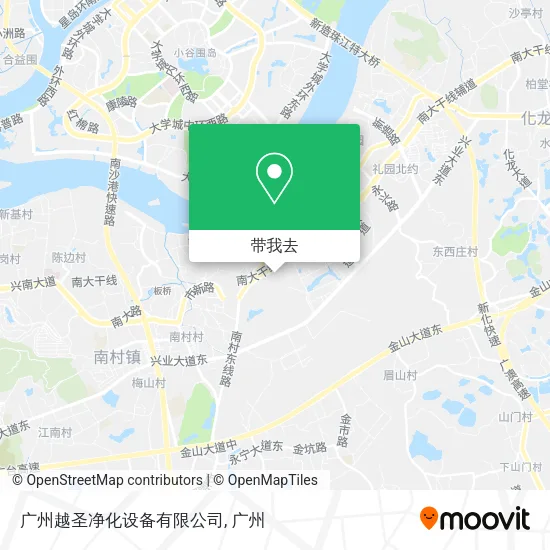 广州越圣净化设备有限公司地图