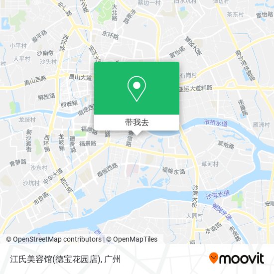 江氏美容馆(德宝花园店)地图