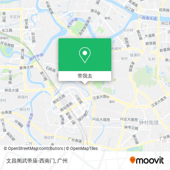 文昌阁武帝庙-西南门地图