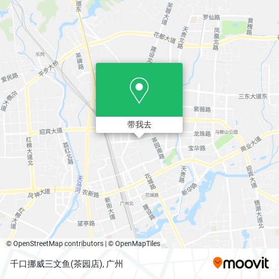 千口挪威三文鱼(茶园店)地图