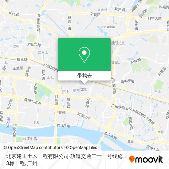 北京建工土木工程有限公司-轨道交通二十一号线施工3标工程地图