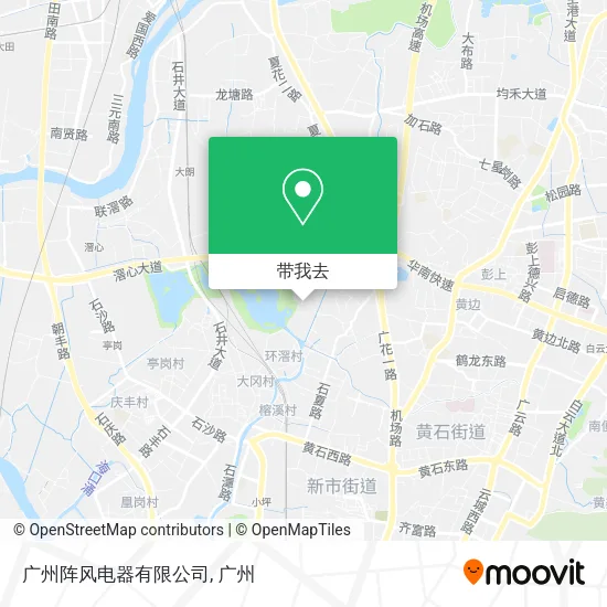 广州阵风电器有限公司地图