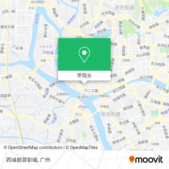 西城都荟影城地图