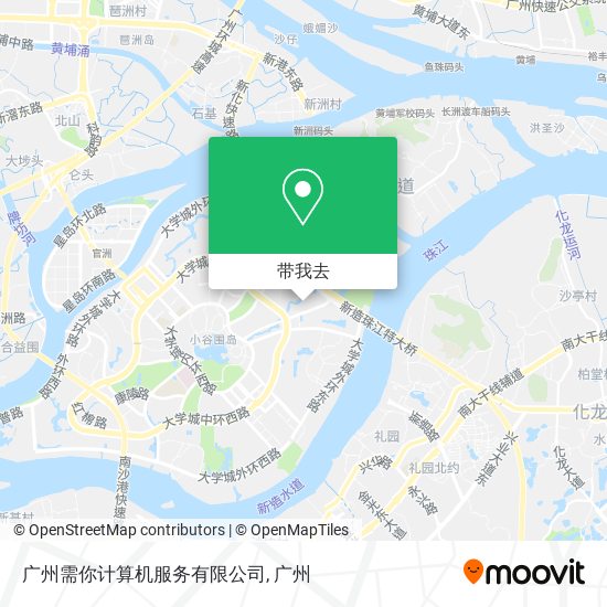 广州需你计算机服务有限公司地图
