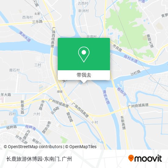 长鹿旅游休博园-东南门地图