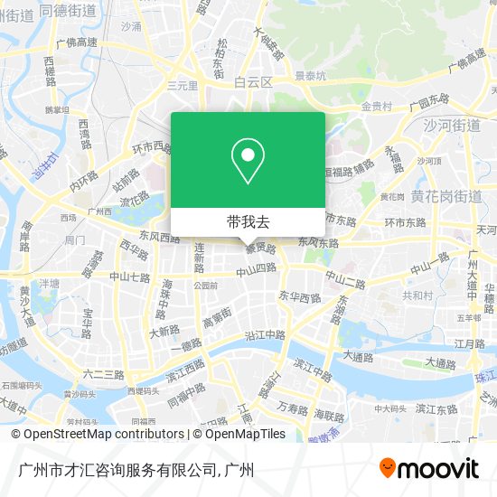 广州市才汇咨询服务有限公司地图