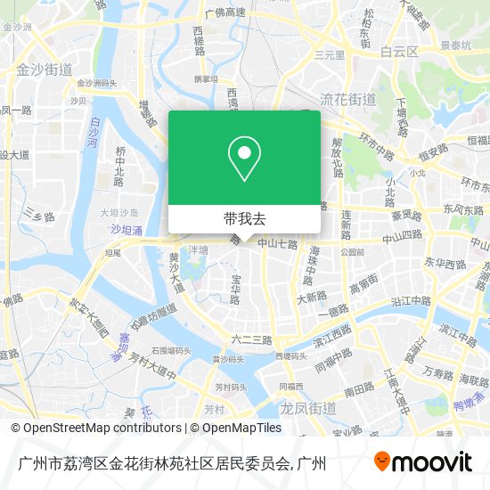 广州市荔湾区金花街林苑社区居民委员会地图