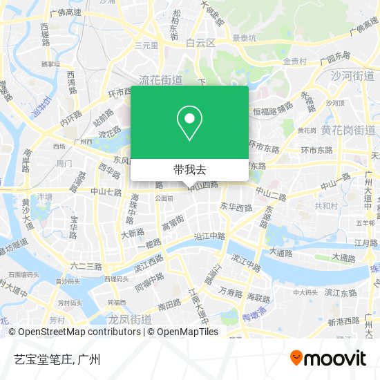 艺宝堂笔庄地图