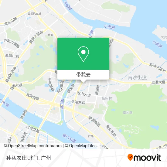 种益农庄-北门地图