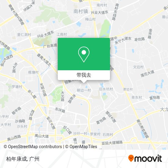 柏年康成地图
