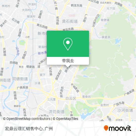 宏鼎云璟汇销售中心地图