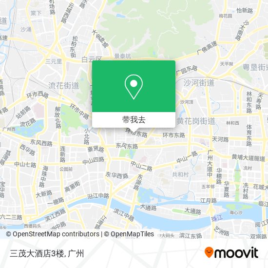 三茂大酒店3楼地图