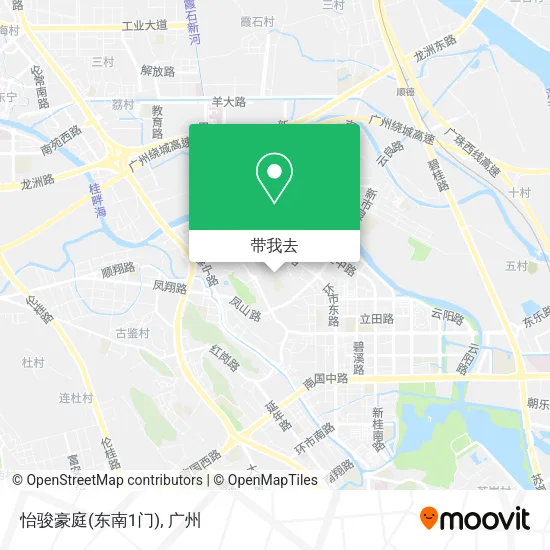 怡骏豪庭(东南1门)地图