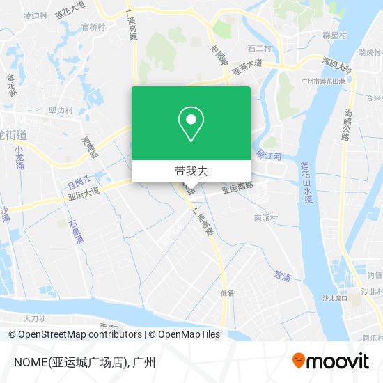 NOME(亚运城广场店)地图