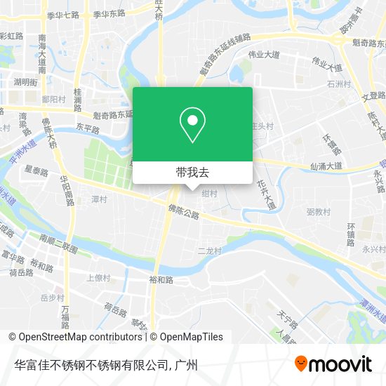 华富佳不锈钢不锈钢有限公司地图