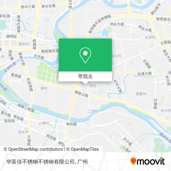 华富佳不锈钢不锈钢有限公司地图