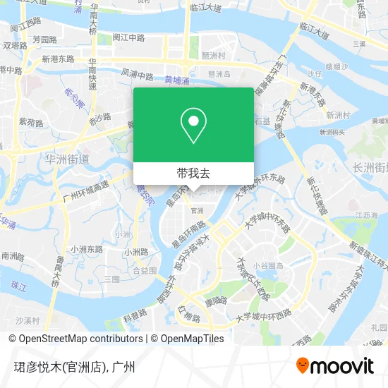 珺彦悦木(官洲店)地图