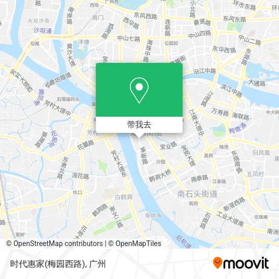 时代惠家(梅园西路)地图