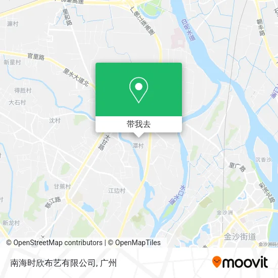 南海时欣布艺有限公司地图