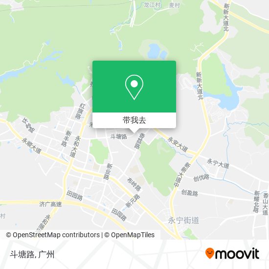 斗塘路地图