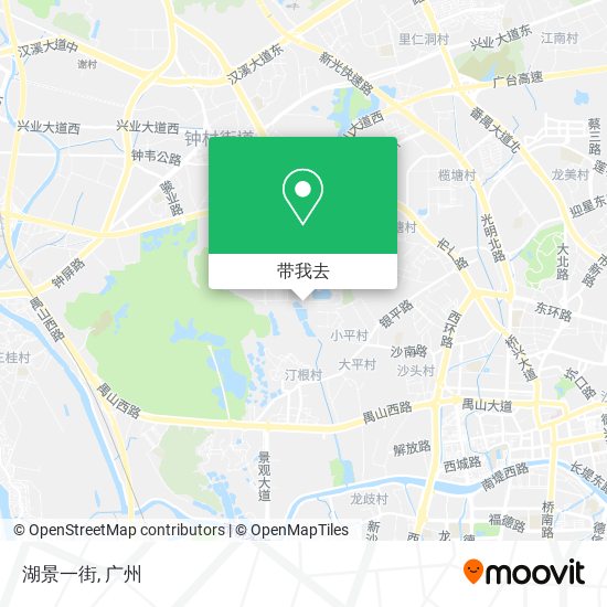 湖景一街地图