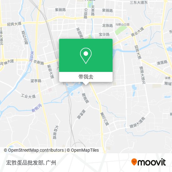 宏胜蛋品批发部地图