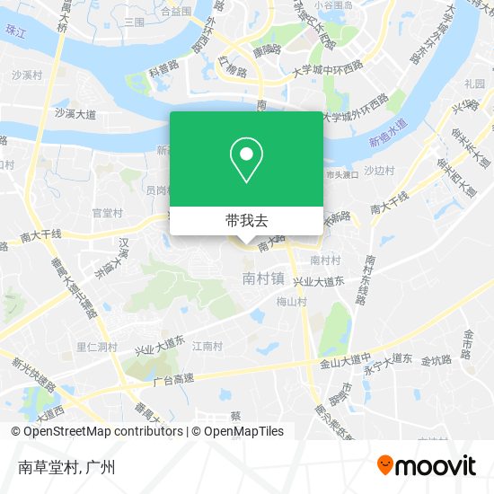 南草堂村地图