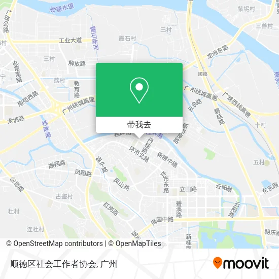 顺德区社会工作者协会地图
