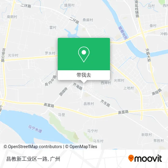 昌教新工业区一路地图