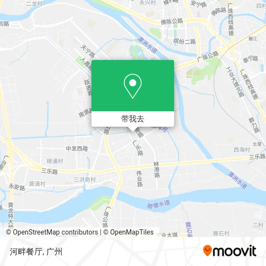河畔餐厅地图