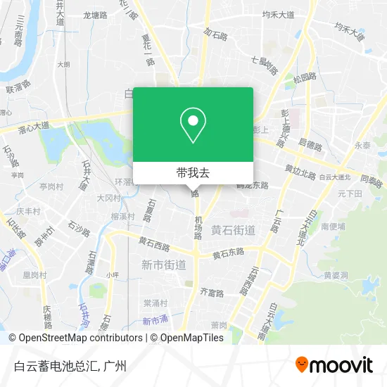 白云蓄电池总汇地图