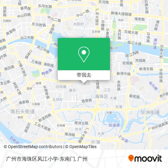 广州市海珠区凤江小学-东南门地图