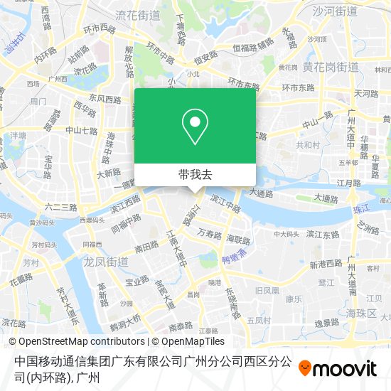 中国移动通信集团广东有限公司广州分公司西区分公司(内环路)地图