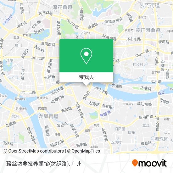 瑷丝坊养发养颜馆(纺织路)地图