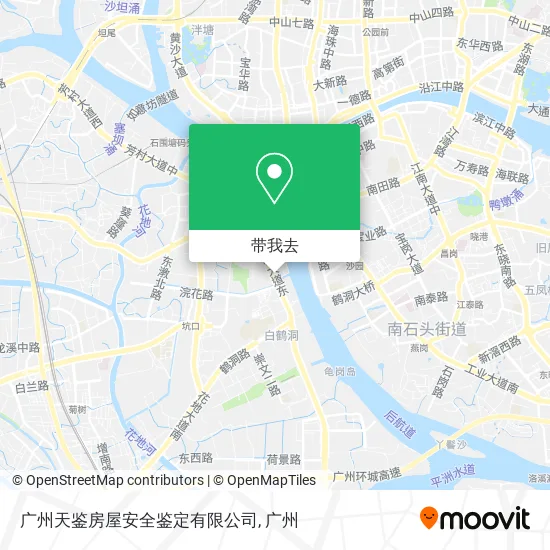 广州天鉴房屋安全鉴定有限公司地图