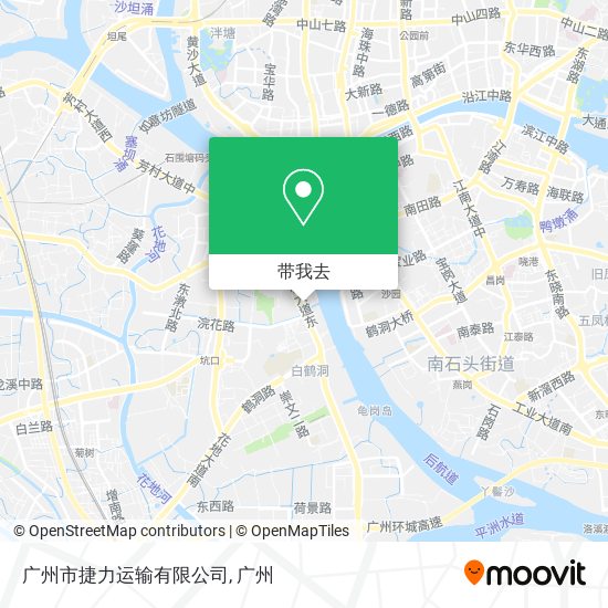 广州市捷力运输有限公司地图
