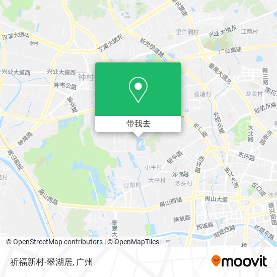 祈福新村-翠湖居地图