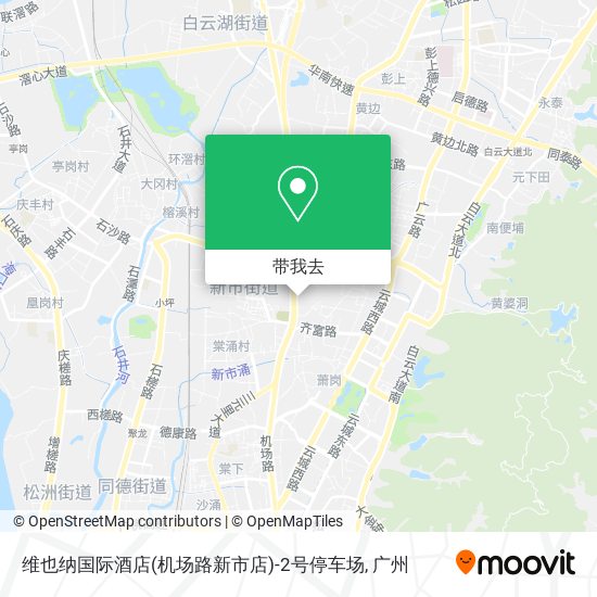 维也纳国际酒店(机场路新市店)-2号停车场地图