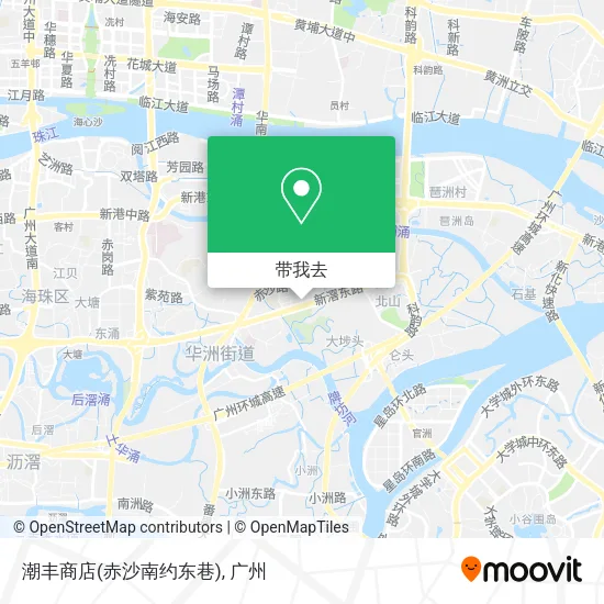 潮丰商店(赤沙南约东巷)地图