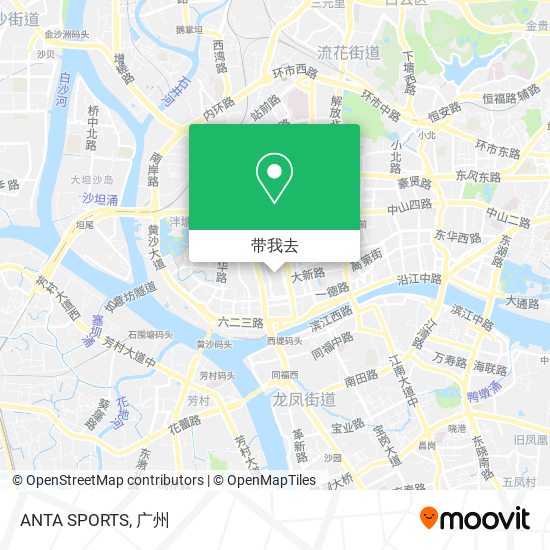 ANTA SPORTS地图