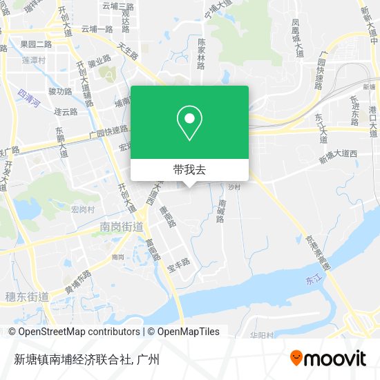 新塘镇南埔经济联合社地图