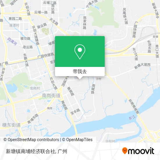 新塘镇南埔经济联合社地图