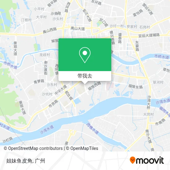 姐妹鱼皮角地图