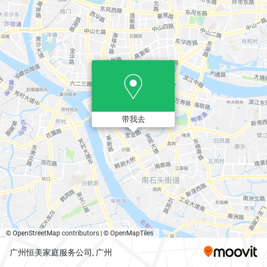 广州恒美家庭服务公司地图