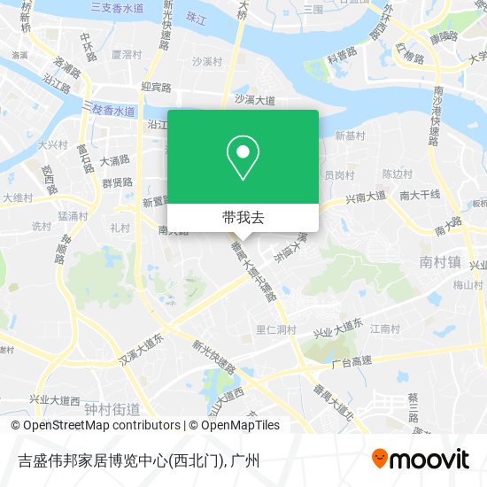 吉盛伟邦家居博览中心(西北门)地图
