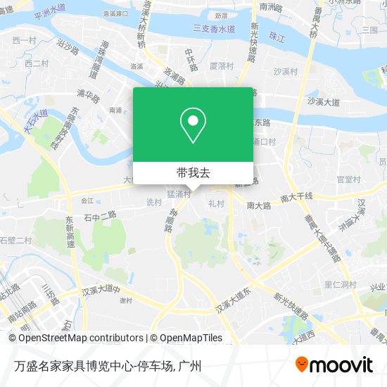 万盛名家家具博览中心-停车场地图