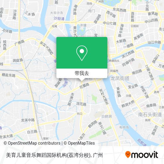 美育儿童音乐舞蹈国际机构(荔湾分校)地图