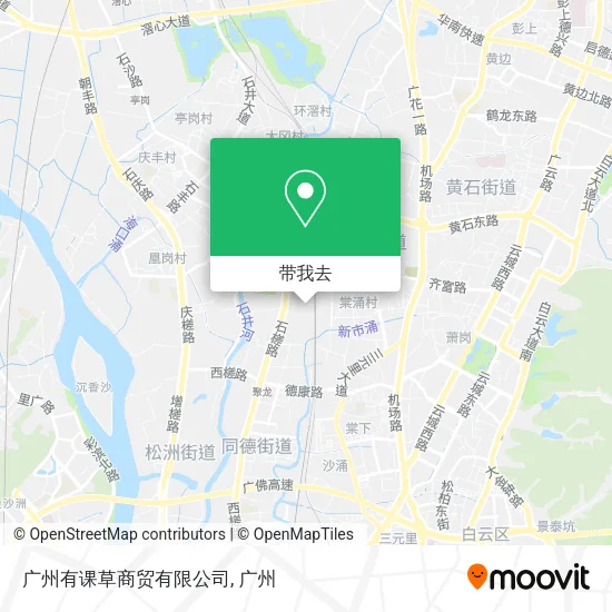 广州有课草商贸有限公司地图